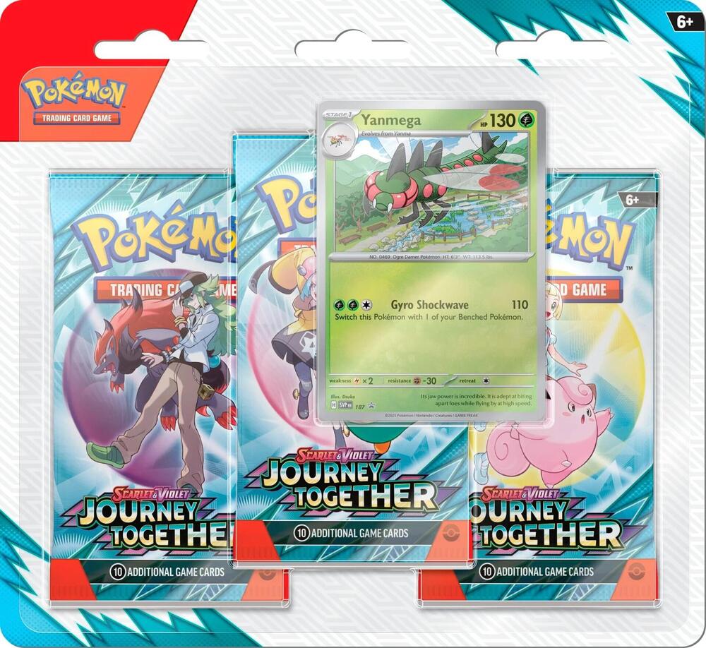 Journey Together 3 Pack Blister [Yanmega] card from SV09: Journey Together