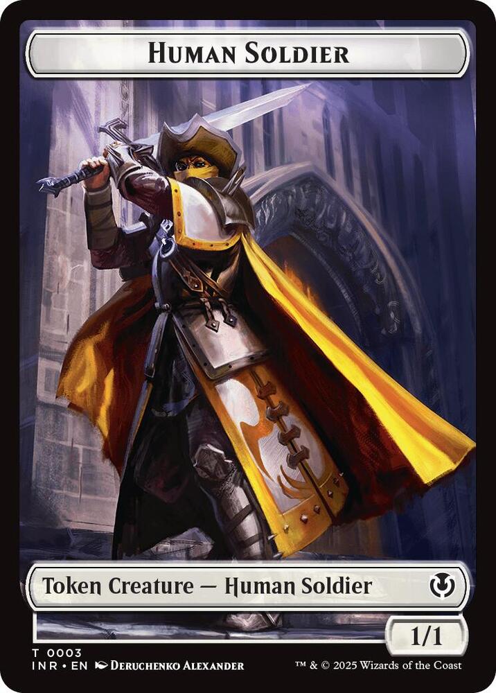 Human Soldier (0003) // Clue Double-Sided Token 3 // 22 card from Innistrad Remastered