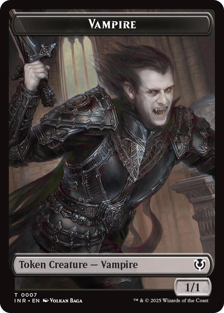 Vampire (0007) // Vampire Double-Sided Token 7 // 8 card from Innistrad Remastered