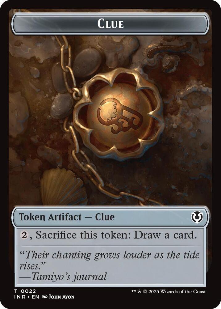 Clue // Eldrazi Horror Double-Sided Token 22 // 1 card from Innistrad Remastered