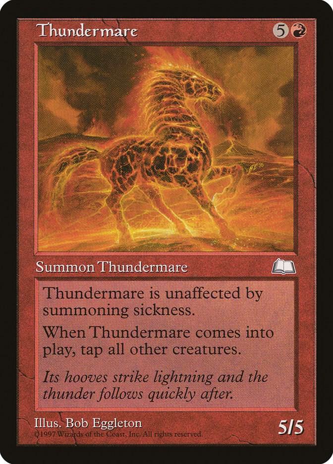 Thundermare card from Weatherlight