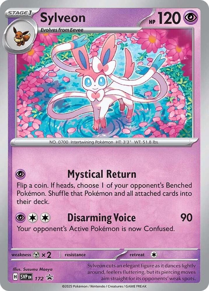 Sylveon 172 card from SV: Scarlet & Violet Promo Cards