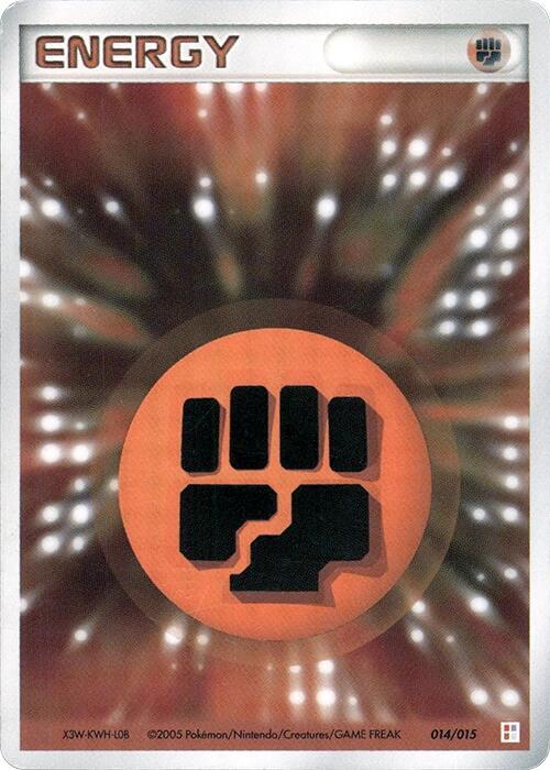 Basic Fighting Energy 014/015 card from Fighting Quick Construction Pack
