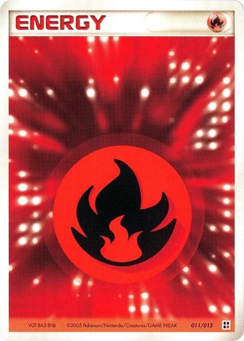 Basic Fire Energy 011/015 card from Fire Quick Construction Pack