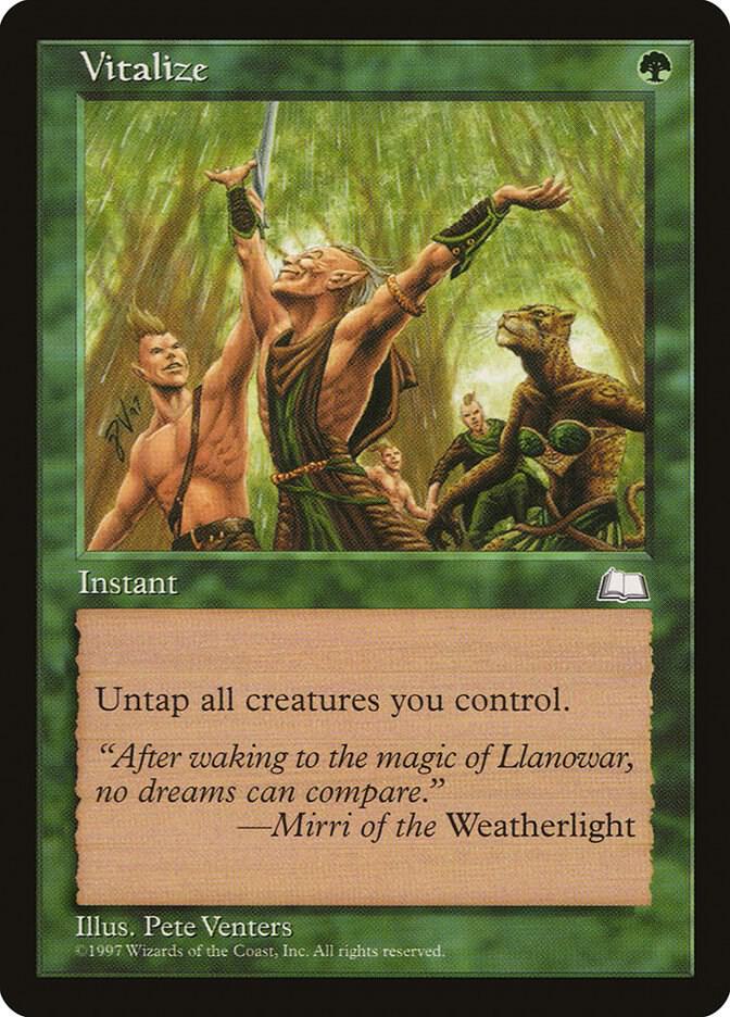 Vitalize card from Weatherlight