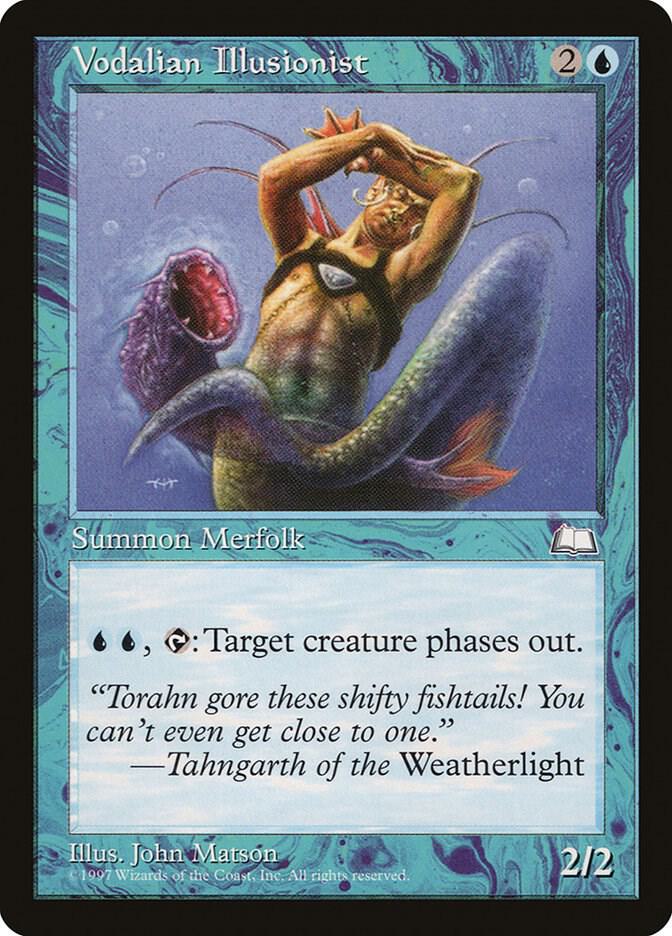Vodalian Illusionist card from Weatherlight