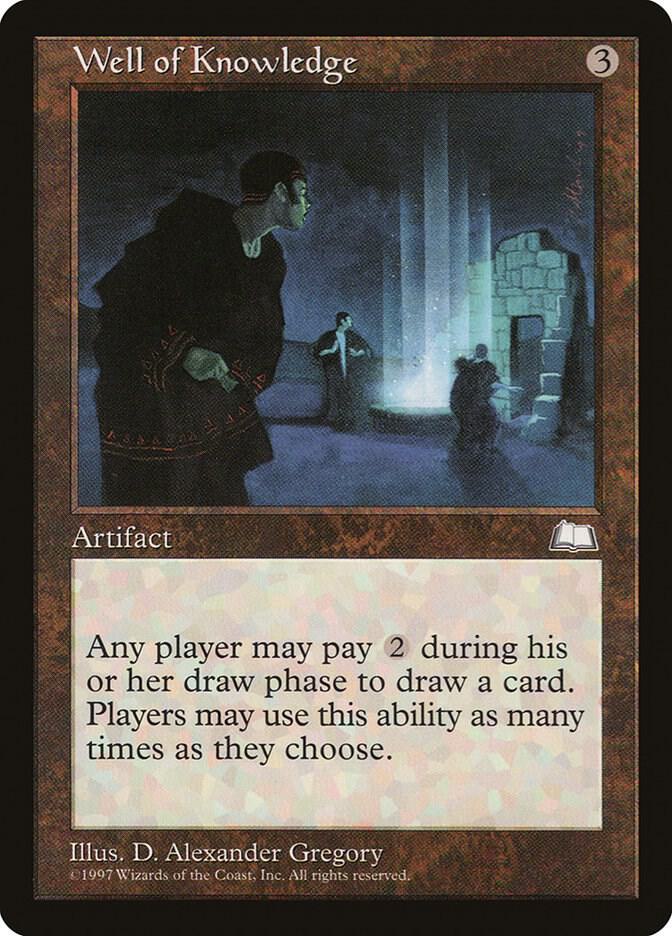 Well of Knowledge card from Weatherlight