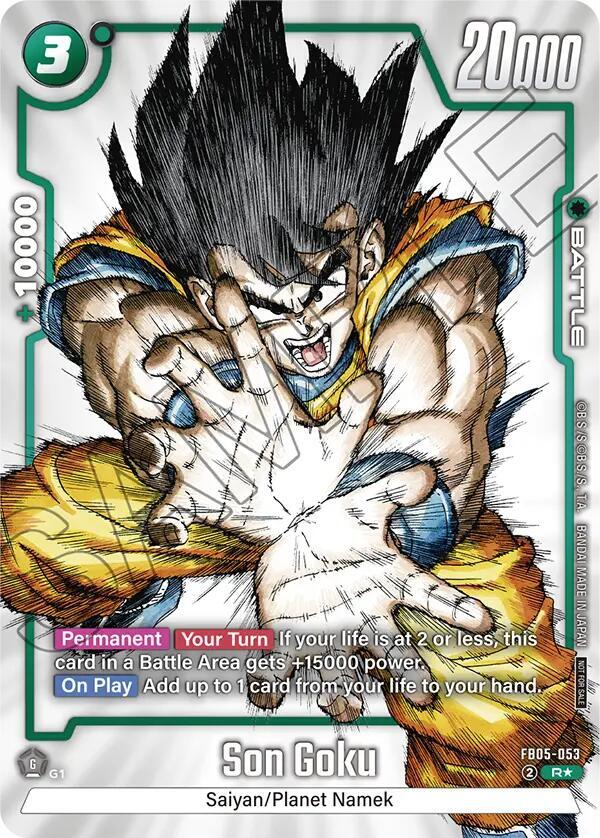 Son Goku (1st Anniversary Event Winner) FB05-053 card from Tournament and Championship Promos