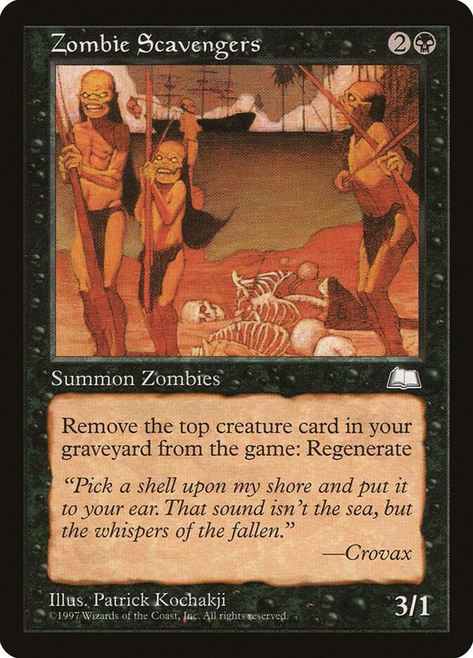 Zombie Scavengers card from Weatherlight
