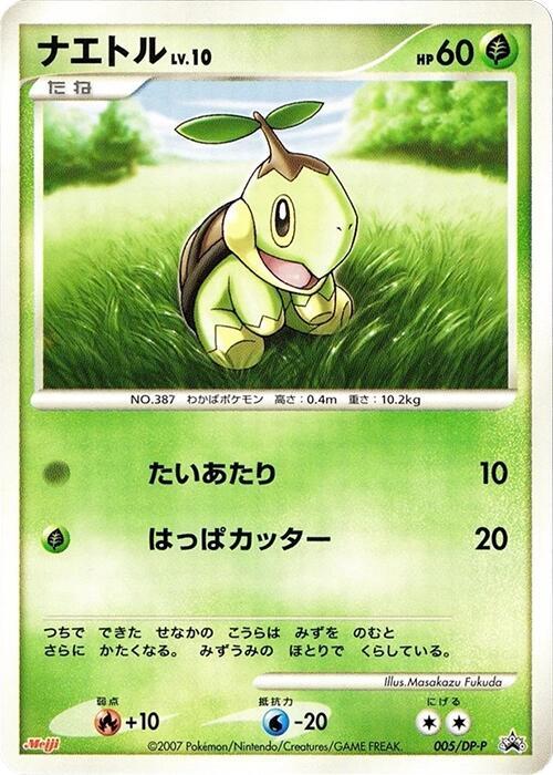 Turtwig 005/DP-P card from DP-P Promotional cards