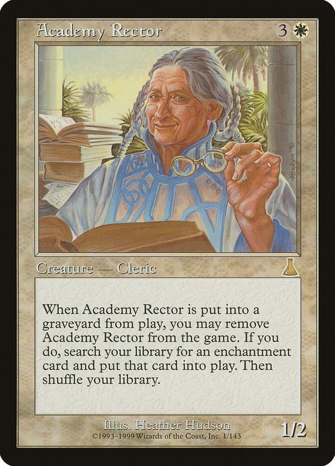 Academy Rector 1 card from Urza's Destiny