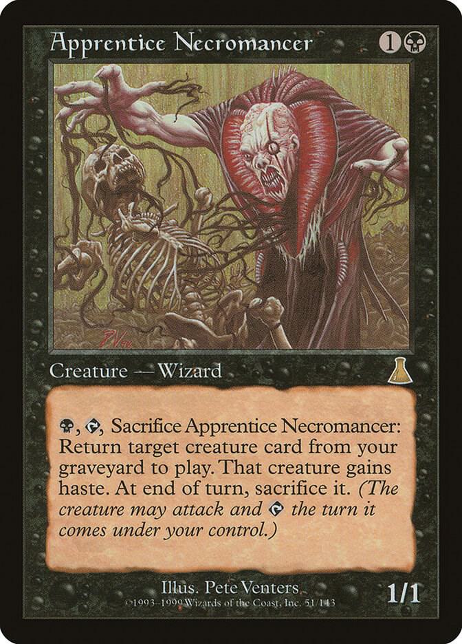 Apprentice Necromancer 51 card from Urza's Destiny