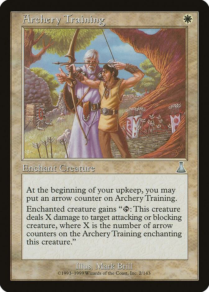 Archery Training 2 card from Urza's Destiny