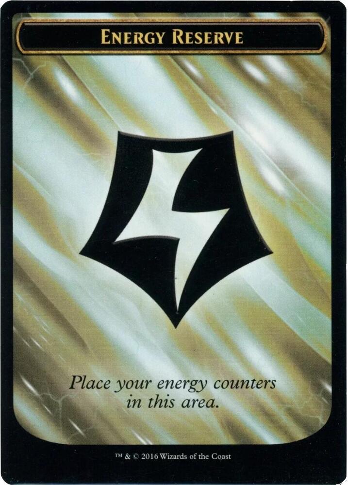 Energy Reserve Token 13 card from Aether Revolt