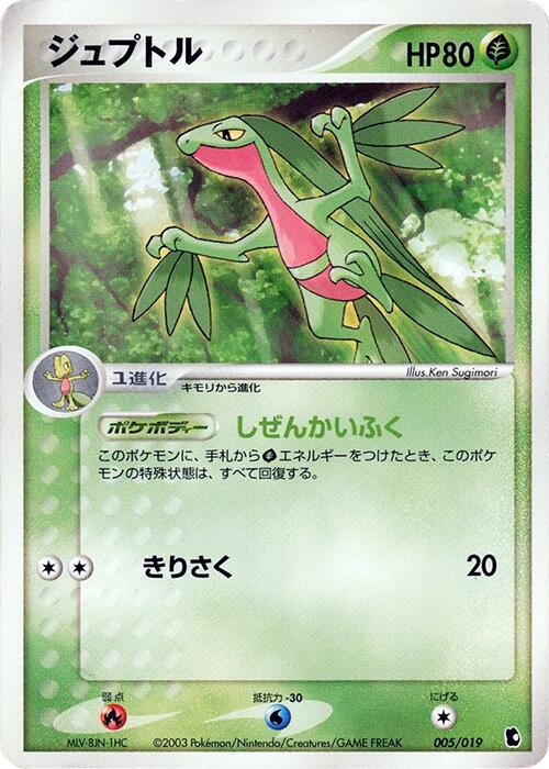 Grovyle 005/019 card from Treecko Constructed Starter Deck