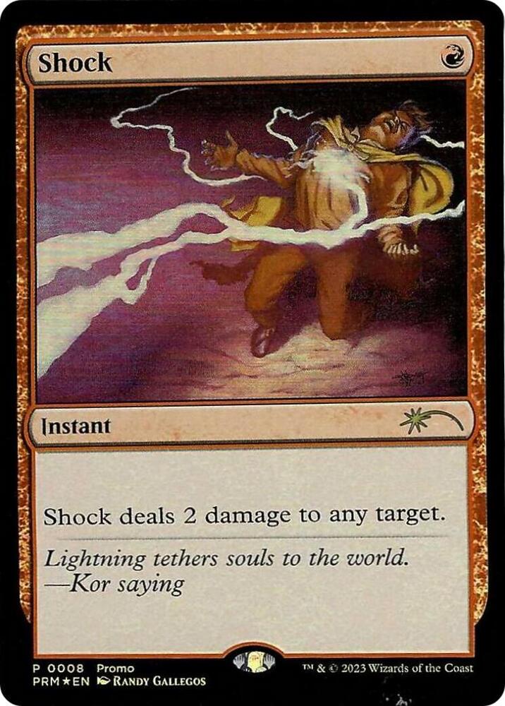 Shock (Graphic Novel Insert) 8 card from Media Promos