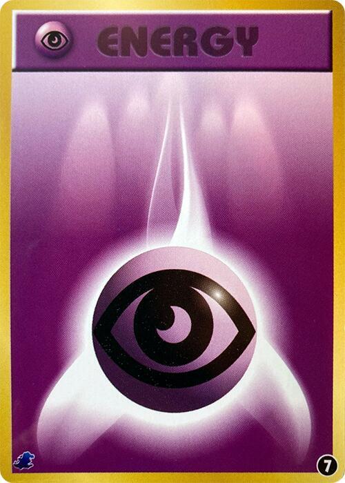 Basic Psychic Energy 7 card from Intro Pack Neo (Totodile)