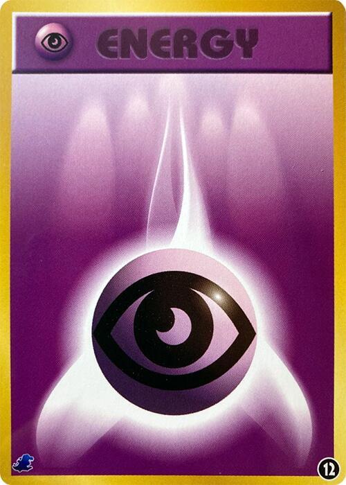 Basic Psychic Energy 12 card from Intro Pack Neo (Totodile)