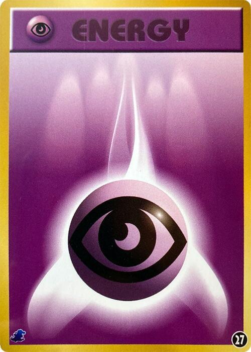 Basic Psychic Energy 27 card from Intro Pack Neo (Totodile)