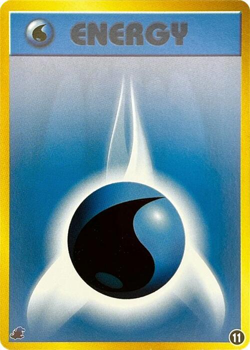Basic Water Energy 11 card from Intro Pack Neo (Totodile)