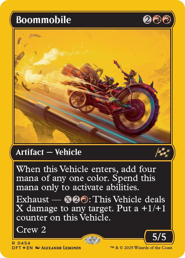 Boommobile (First-Place Foil) 454 card from Aetherdrift