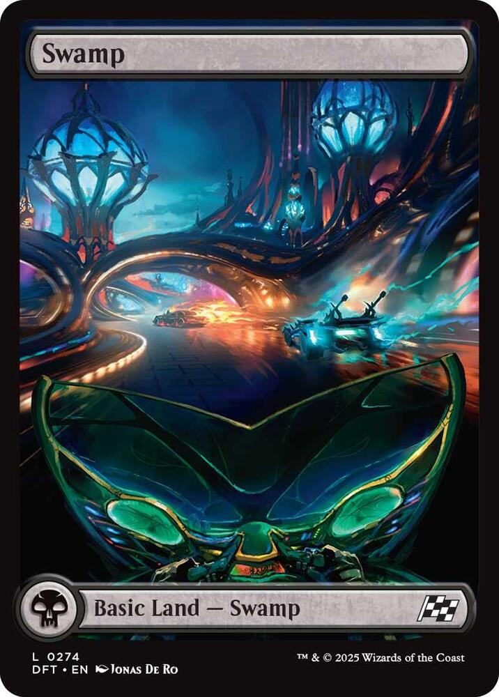 Swamp 274 card from Aetherdrift