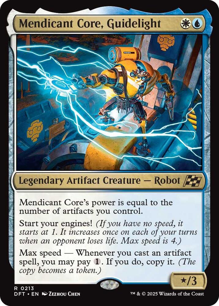 Mendicant Core, Guidelight 213 card from Aetherdrift