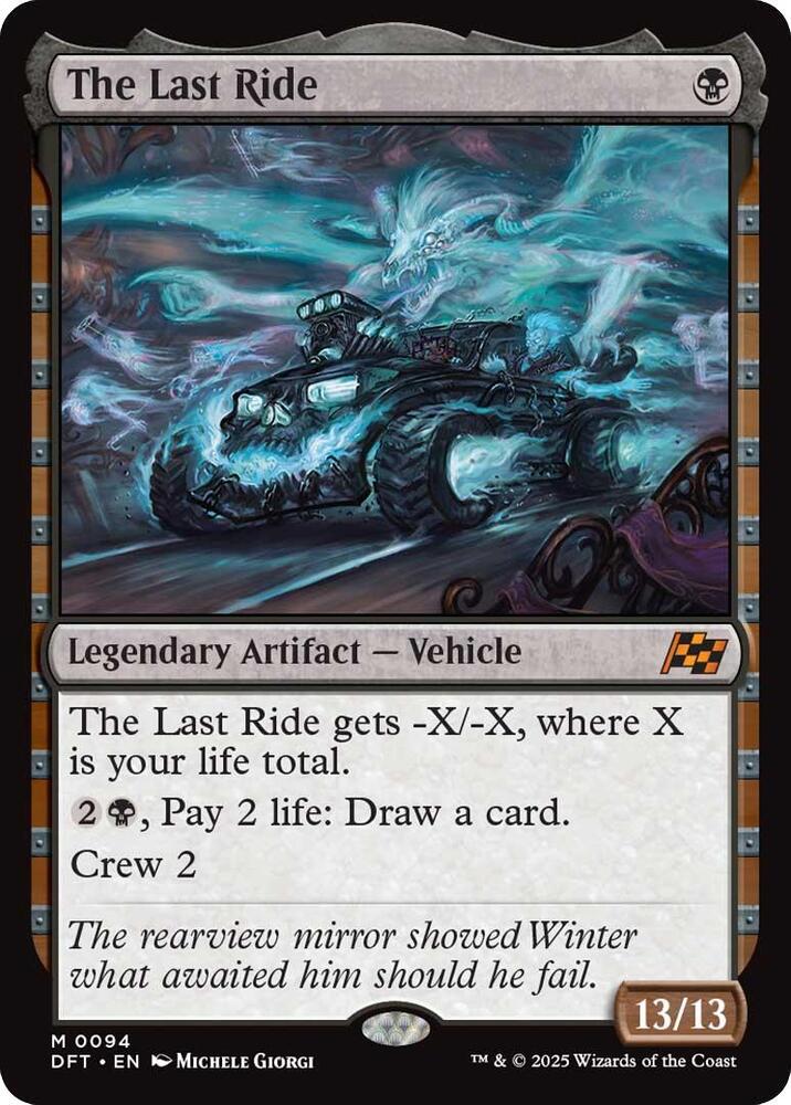 The Last Ride 94 card from Aetherdrift