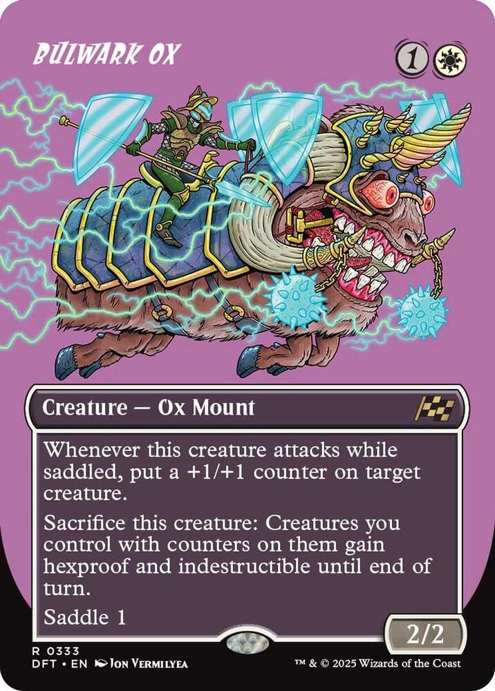 Bulwark Ox (Borderless) 333 card from Aetherdrift