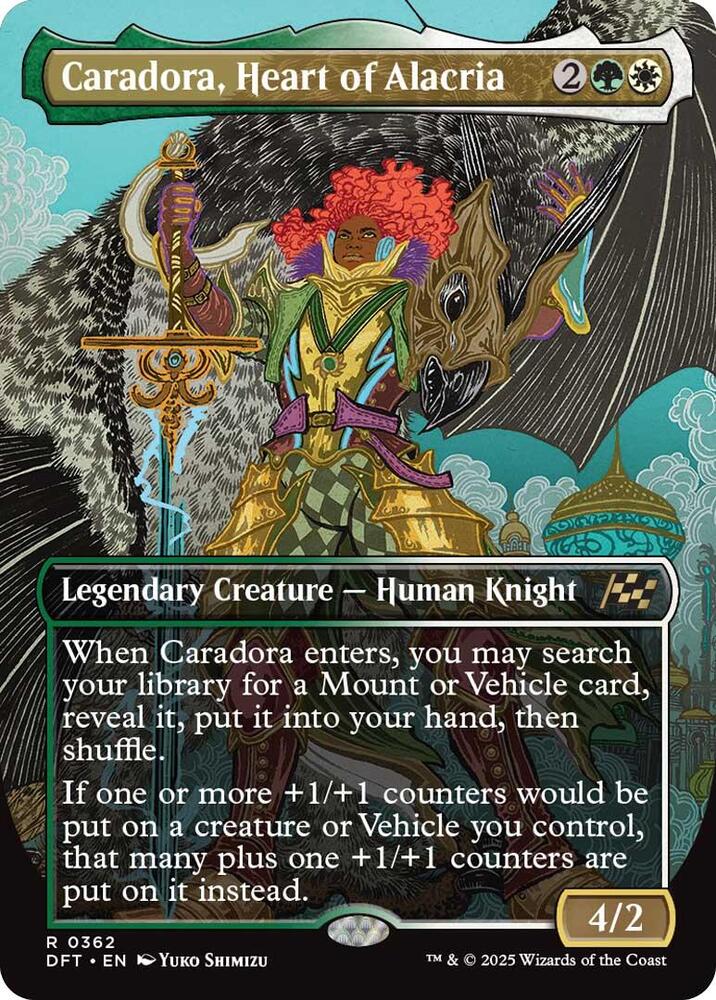 Caradora, Heart of Alacria (Borderless) 362 card from Aetherdrift