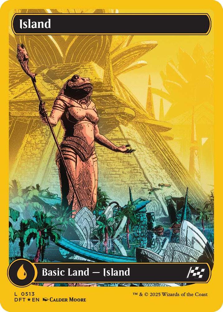 Island (First-Place Foil) 513 card from Aetherdrift