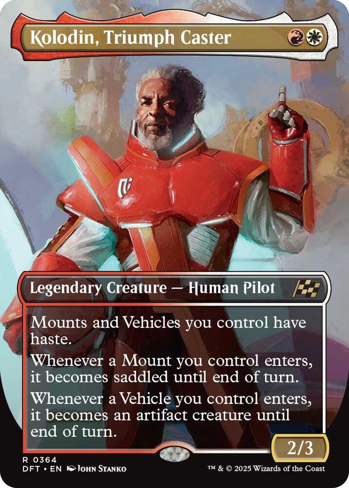 Kolodin, Triumph Caster (Borderless) 364 card from Aetherdrift