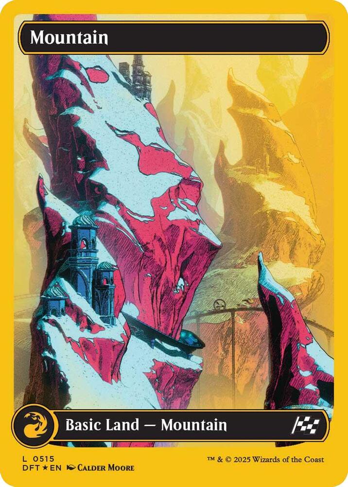 Mountain (First-Place Foil) 515 card from Aetherdrift