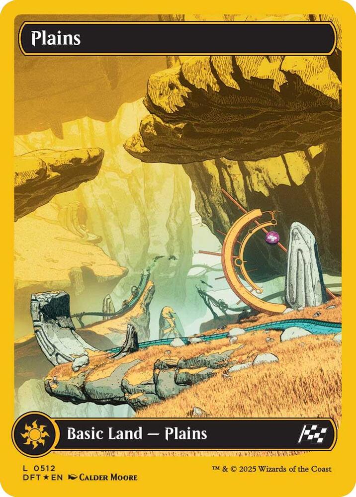 Plains (First-Place Foil) 512 card from Aetherdrift
