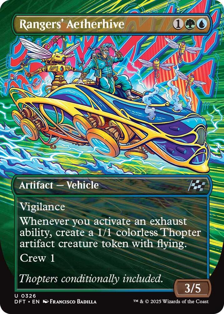 Rangers' Aetherhive (Borderless) 326 card from Aetherdrift