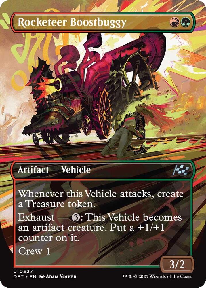 Rocketeer Boostbuggy (Borderless) 327 card from Aetherdrift