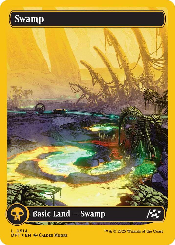 Swamp (First-Place Foil) 514 card from Aetherdrift