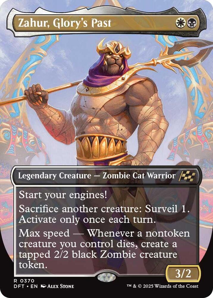 Zahur, Glory's Past (Borderless) 370 card from Aetherdrift