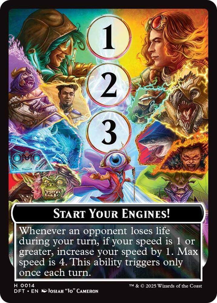 Start Your Engines! // Max Speed 14 card from Aetherdrift