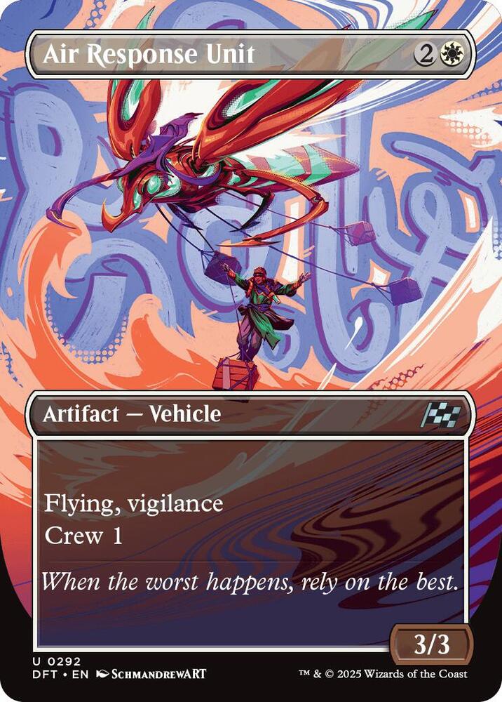 Air Response Unit (Borderless) 292 card from Aetherdrift