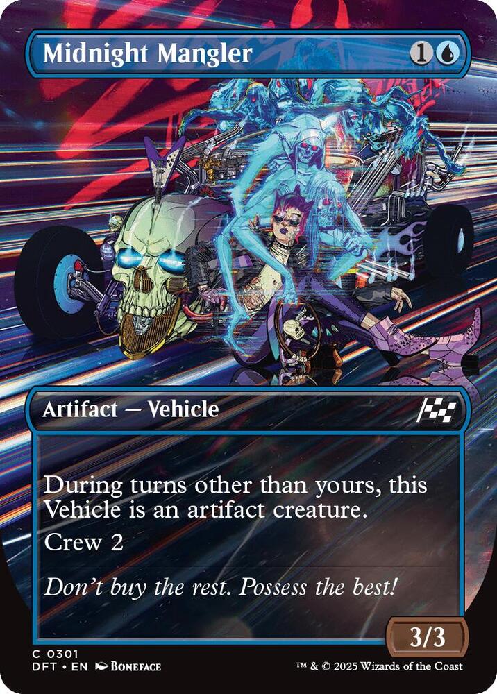 Midnight Mangler (Borderless) 301 card from Aetherdrift
