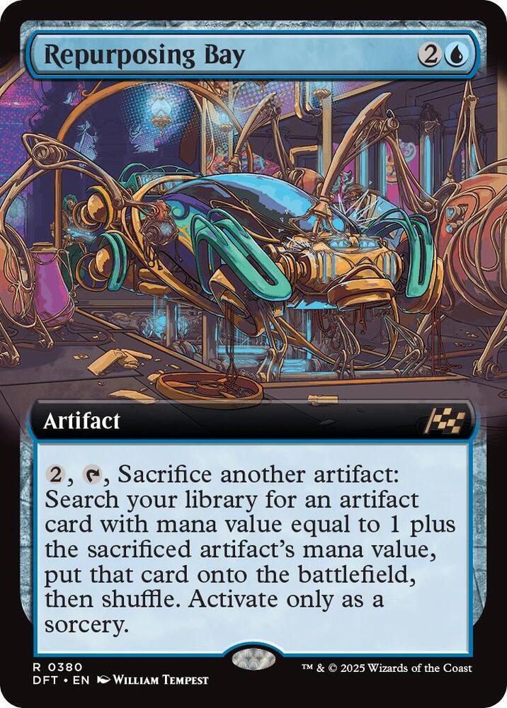 Repurposing Bay (Extended Art) 380 card from Aetherdrift