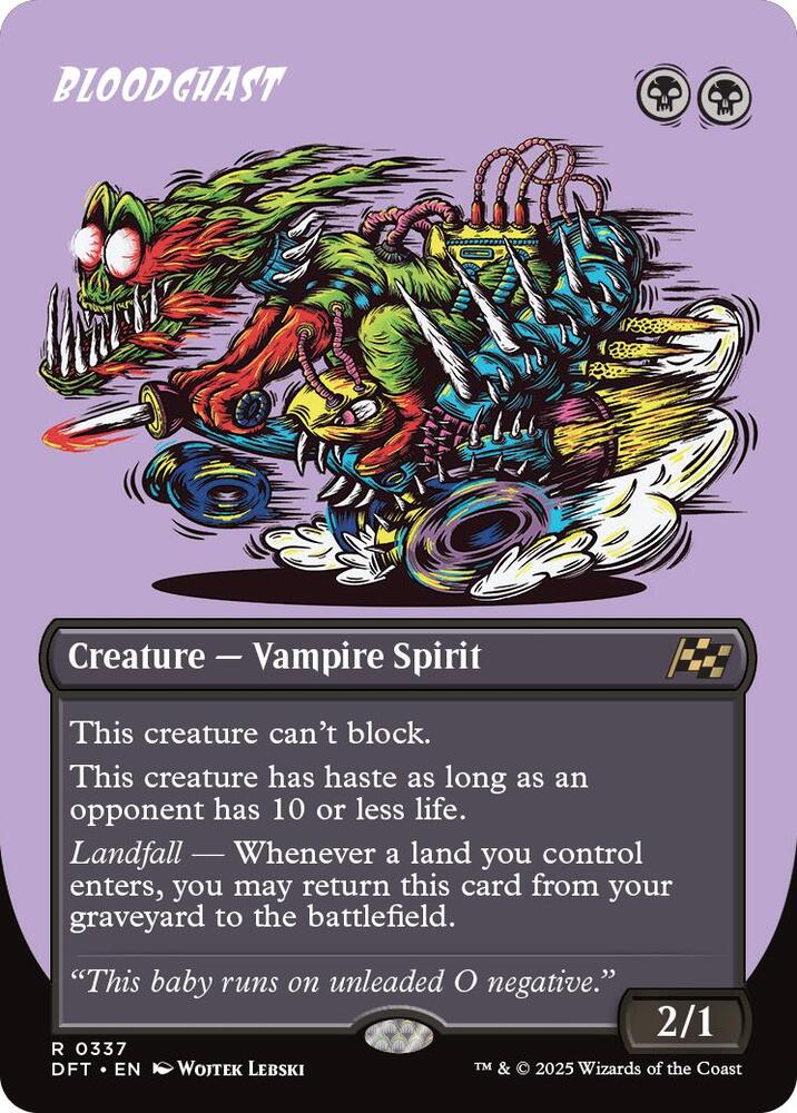 Bloodghast (Borderless) 337 card from Aetherdrift