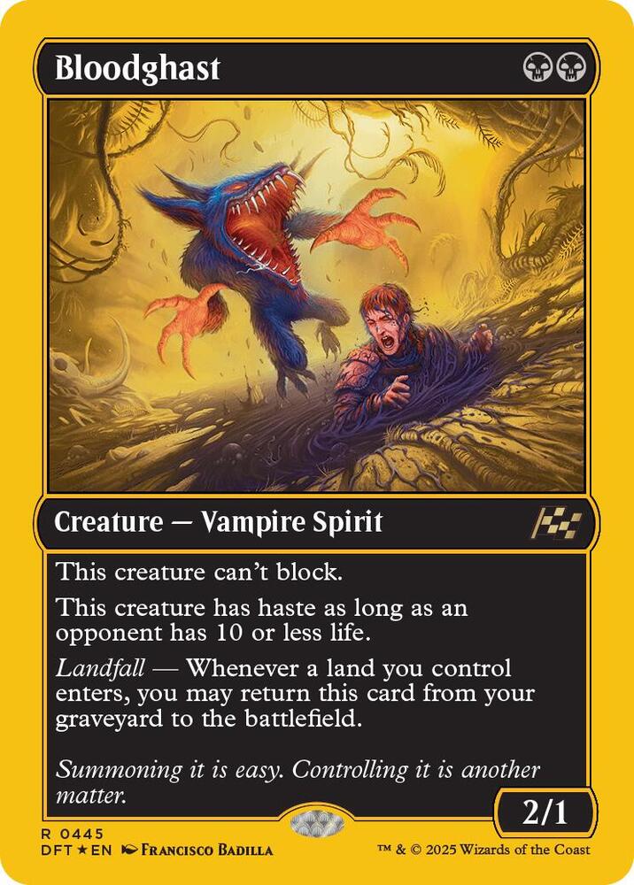 Bloodghast (First-Place Foil) 445 card from Aetherdrift