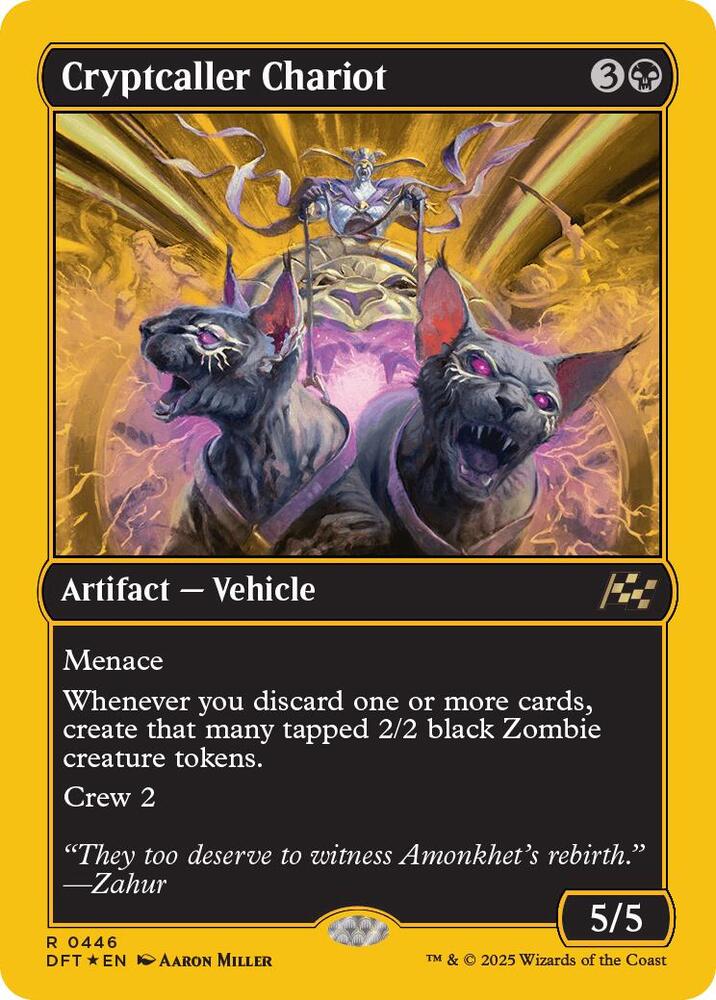 Cryptcaller Chariot (First-Place Foil) 446 card from Aetherdrift