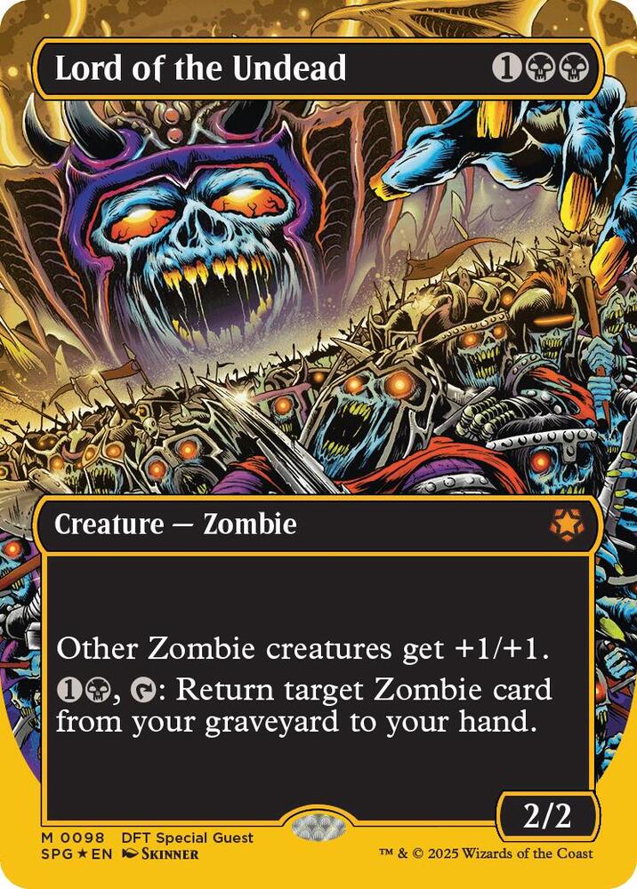 Lord of the Undead (Borderless) (First-Place Foil) 98 card from Special Guests
