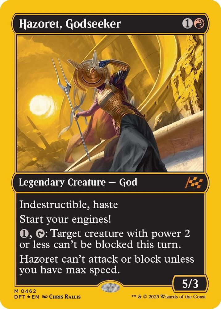Hazoret, Godseeker (First-Place Foil) 462 card from Aetherdrift