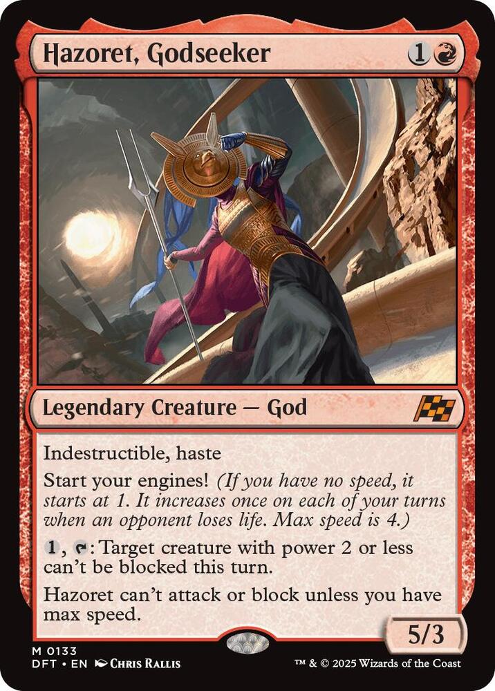 Hazoret, Godseeker 133 card from Aetherdrift