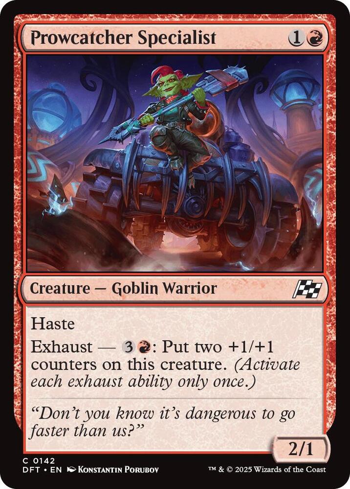 Prowcatcher Specialist 142 card from Aetherdrift