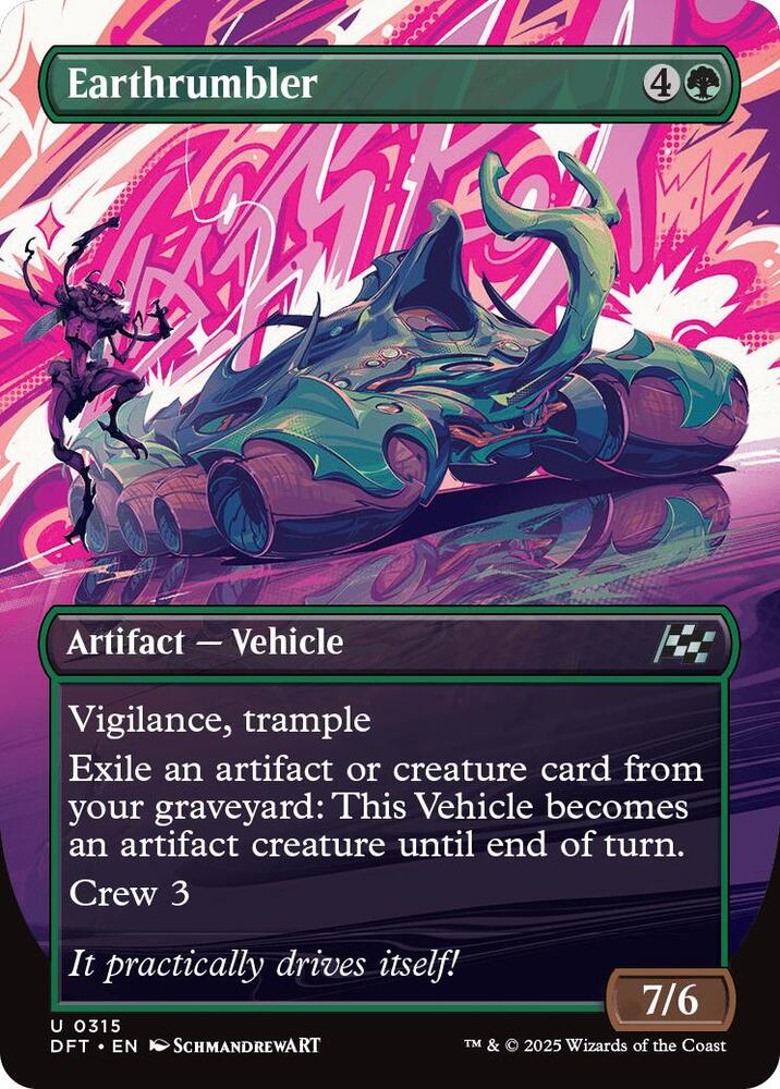 Earthrumbler (Borderless) 315 card from Aetherdrift
